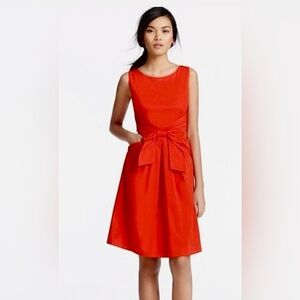 Kate Spade Vibrant Red cotton cocktail Dress